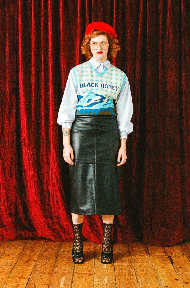Black Honey Sweater Vest