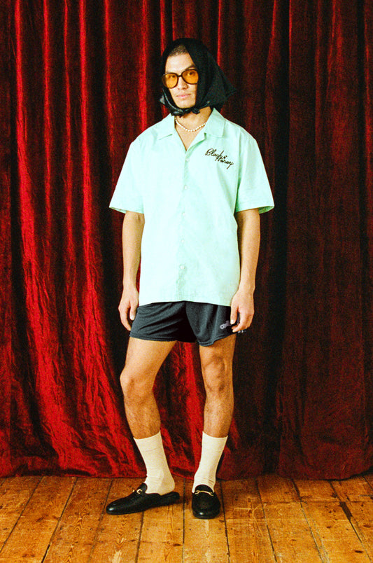 A Fistful Of Peaches Bowling Shirt