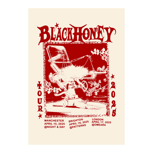 Limited Edition Signed Album Announcement Tour Poster (with Free Digital Download Tag)