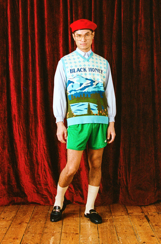 Black Honey Sweater Vest