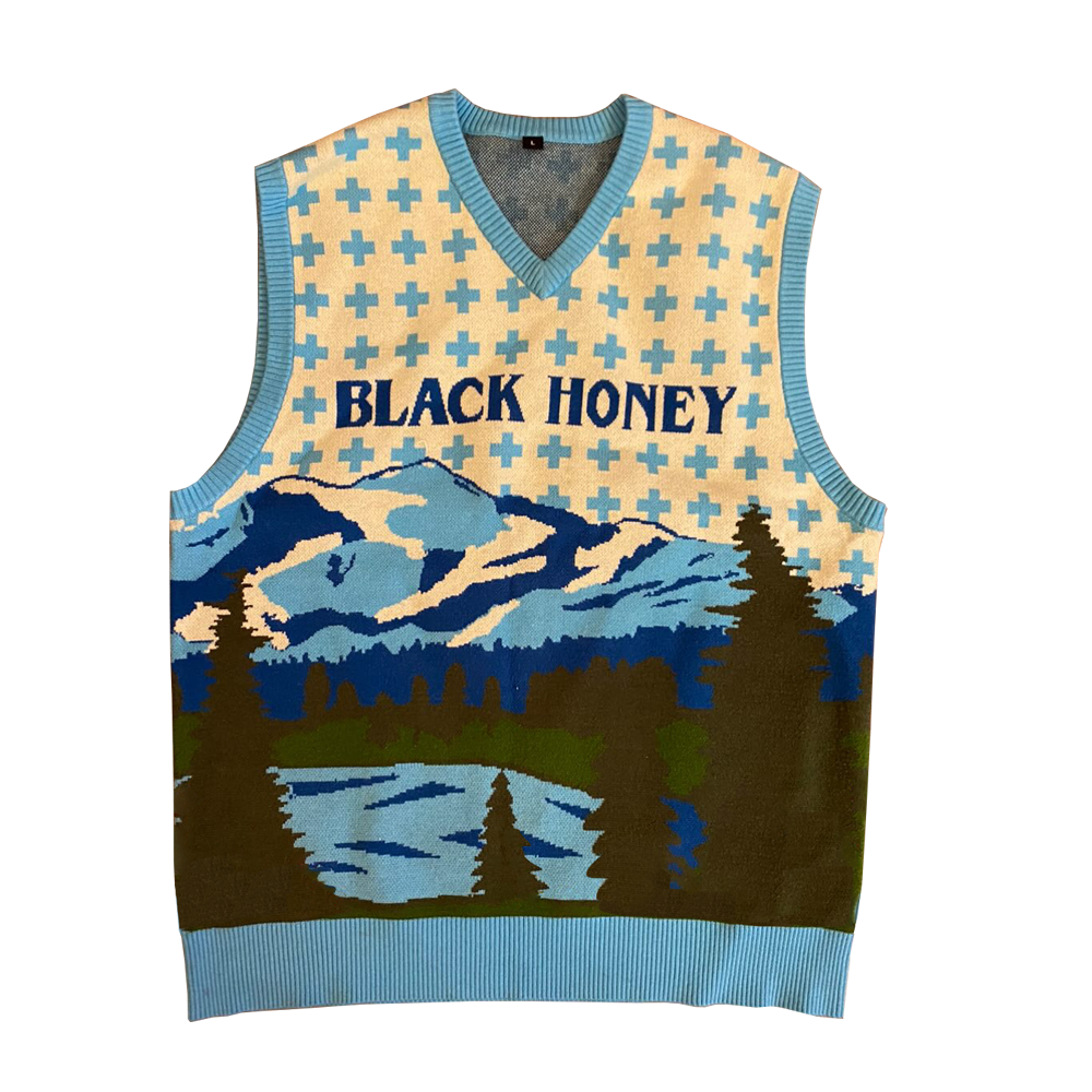 Black Honey Sweater Vest